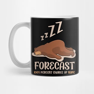 Forecast 100 Percent Chance Of Nope Mug
